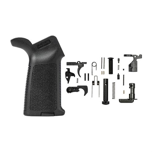 Das Aero EPC Lower Parts Kit mit MOE Grip bietet alle notwendigen Teile für den Zusammenbau deines EPC Lower Receivers, inklusive hochwertiger Komponenten.
