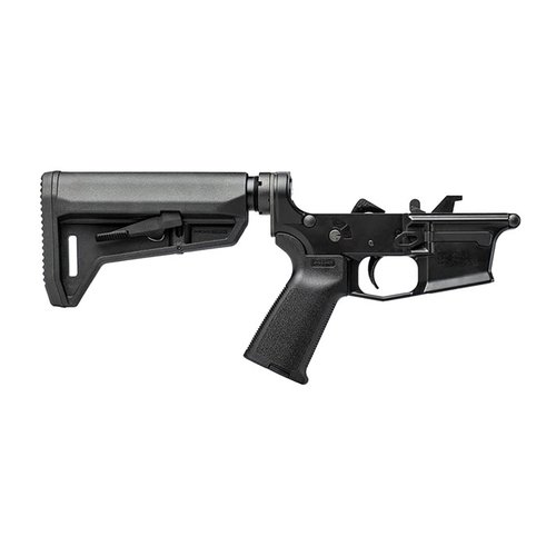 Der Aero Precision EPC-9 Complete Lower Receiver bietet eine robuste Basis für deinen AR9-Bau, mit Magpul MOE Grip, MOE SL-K Stock und vorinstallierten Komponenten.