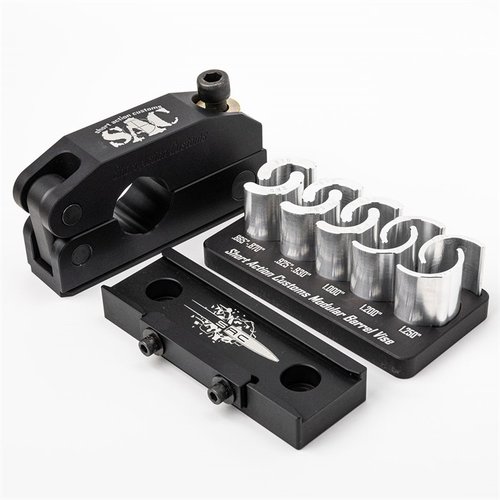 Das MODULAR BARREL VISE KIT von SHORT ACTION CUSTOMS ermöglicht dir schnelle und einfache Laufwechsel mit einer 100% Lebenslange Garantie und modularen Zubehör.