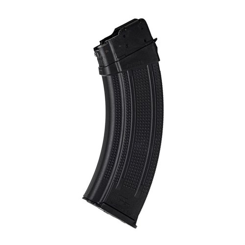 Mit dem AK-47 40-RD Magazin aus Zytel Polymer hast du mehr Platz für 40 Schuss 7.62x39mm, ideal für längere Schießsessions auf dem Stand!