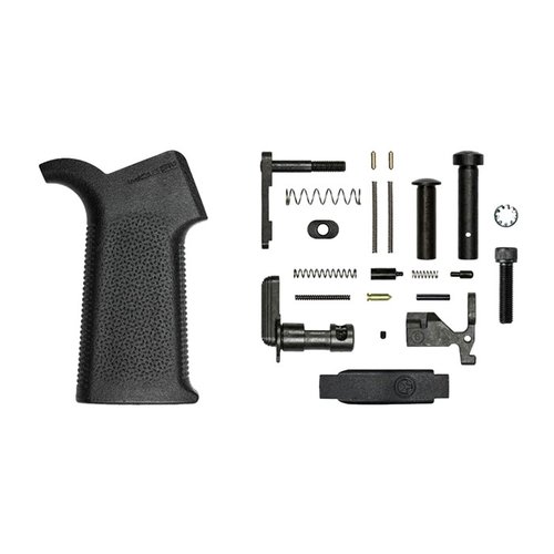 Das AR-15 MOE SL Lower Parts Kit bietet alles, was du für den Zusammenbau eines AR15 Gen 2 Lower Receivers benötigst, inklusive Magpul MOE Grip und Trigger Guard.