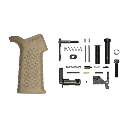 Das M4E1 Lower Parts Kit mit Magpul MOE SL® Grip bietet dir alle nötigen Teile für den Zusammenbau eines M4E1 Lower Receivers, ideal für Upgrades.