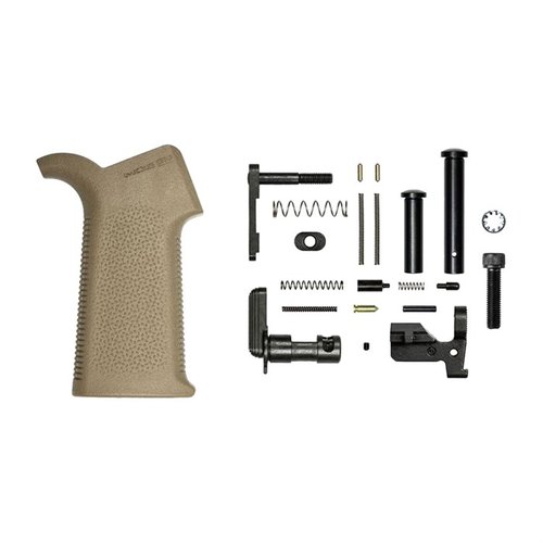 Das AR .308 M5 Lower Parts Kit mit Magpul MOE SL Grip enthält alle nötigen Teile für deinen M5 Lower Receiver, ideal für individuelle Anpassungen ohne FCG.