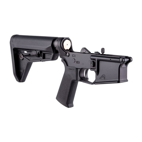 Der Aero Precision AR-15 Complete Lower Receiver bietet die perfekte Basis für deinen Custom-Bau mit MOE SL® Grip, MOE SL® Carbine Stock und hochwertigen Features.