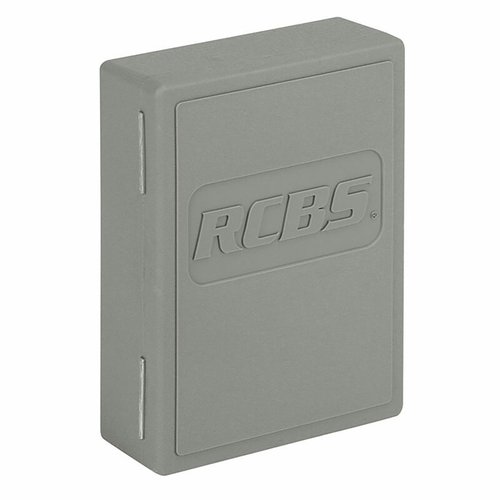 Die RCBS Die Storage Box schützt bis zu drei Dies mit einem einzigartigen Cradle-Design, inklusive Ladeetikett, Rostschutzscheibe und schwarzem Identifikationsetikett.