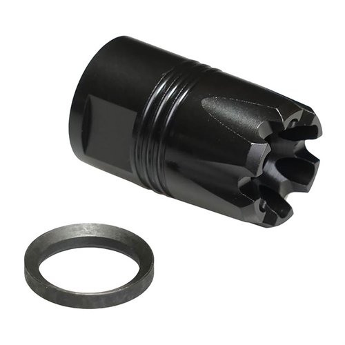 Der CMMG ZEROED .308 Linear Comp bietet eine kompakte Lösung, die den Mündungsblast nach vorne lenkt, den Rückstoß reduziert und das Schießen verbessert.