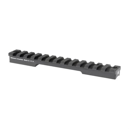 Die Remington 700 Short Action Rail von Midwest Industries bietet eine stabile Mil Spec 1913 Montage, ist aus 6061 Aluminium gefertigt und einfach zu installieren.