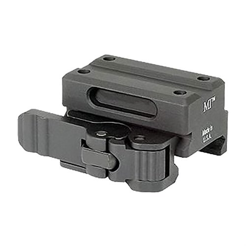 Die Trijicon MRO Co-Witness Mount bietet eine extrem glatte QD-Funktion, präzise Anpassbarkeit ohne Werkzeuge und ist aus langlebigem 6061 Aluminium gefertigt.
