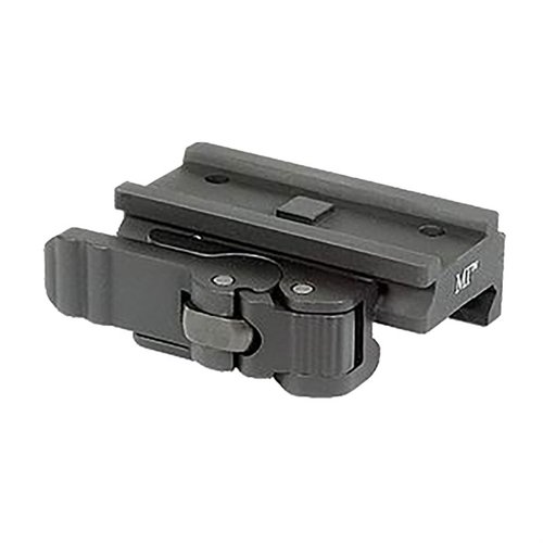 Die Midwest Industries Aimpoint T-1 LOW QD Mount bietet eine präzise Anpassung ohne Werkzeug, hervorragende Spannkraft und ist aus langlebigem 6061 Aluminium gefertigt.
