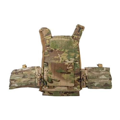 Der SMC Plate Carrier ist leicht, anpassbar und komfortabel, bietet Platz für Platten, MOLLE-Webbing und Notfall-Roc-Schnallen für schnelle Einsätze.