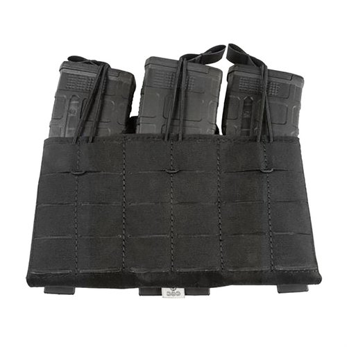Das Compact Triple Magazine Panel von Grey Ghost Gear ermöglicht dir, 90 zusätzliche 5.56MM Patronen leise und sicher zu transportieren, ohne auf Velcro zu setzen.