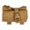 Roll-up Dump-Pouch laminiert Coyote Brown