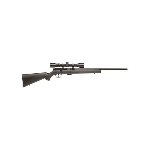 Die Savage 93R17 FXP bietet dir präzise Schüsse dank AccuTrigger, einen 22" blauen Lauf und ein 3-9x40 Zielfernrohr für optimale Genauigkeit.
