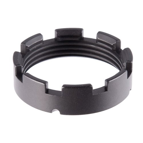 Die AR-15 Lightweight Castle Nut von V Seven Weapon Systems ist 30% stärker als 7075 T6, 62% leichter als die Standardversion und hat eine lebenslange Garantie.