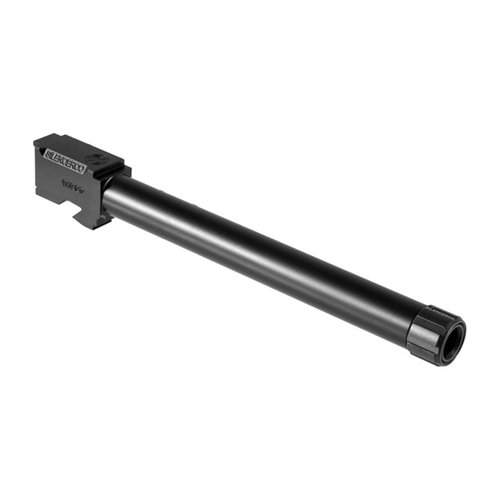 Die THREADED BARRELS von SILENCERCO für Glock® bestehen aus 416R Edelstahl, sind für Gen 3 und 4 geeignet und bieten 1/2x28 Gewinde für optimale Leistung.