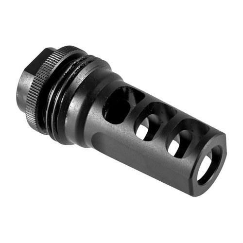 Der SilencerCo Hybrid ASR Muzzle Brake reduziert Rückstoß und Mündungsaufstieg, ermöglicht einfachen Silencer-Wechsel und ist aus robustem Edelstahl gefertigt.
