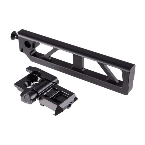 Der 6-Zoll Skeletonized Tube mit JMAC 1913 Folding Mech ist leicht, stabil und ermöglicht es, den Stock platzsparend zu falten. Inklusive QD Sling Sockers und 6 Positionen.