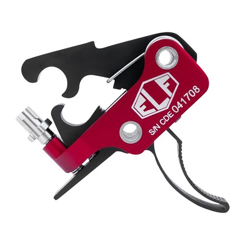 Der ELFTMANN AR-15 Match Trigger bietet eine einstellbare Zugkraft von 2,75 bis 4 lbs, extrem kurze Abzüge und ist mit hochwertigen Materialien für maximale Präzision ausgestattet.