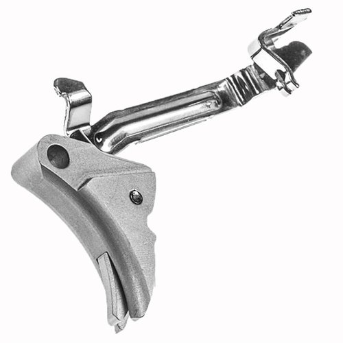 Der verstellbare Abzug für Glock® 9/40/357 ermöglicht eine Anpassung von Vor- und Nachlauf, ohne den Abzug zu entfernen, und sorgt für mehr Komfort beim Schießen.