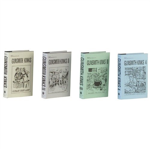 Das GUNSMITH KINKS® 4 VOLUME SET bietet 569 Tipps, 332 Illustrationen und viele Geschäftstipps, um deine Werkstatt effizienter zu gestalten!