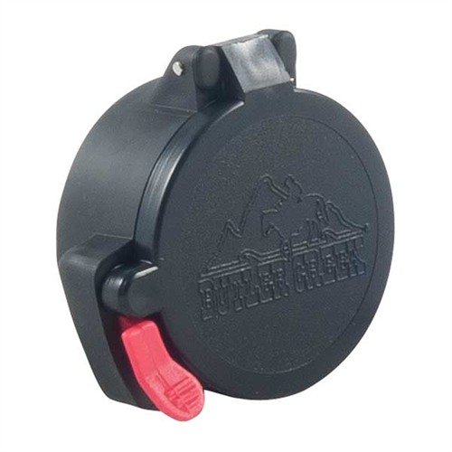 Die FLIP OPEN EYEPIECE LENS COVERS von BUTLER CREEK schützen deine Linsen vor Schmutz und Kratzern, sind wetterfest und lassen sich leicht öffnen.