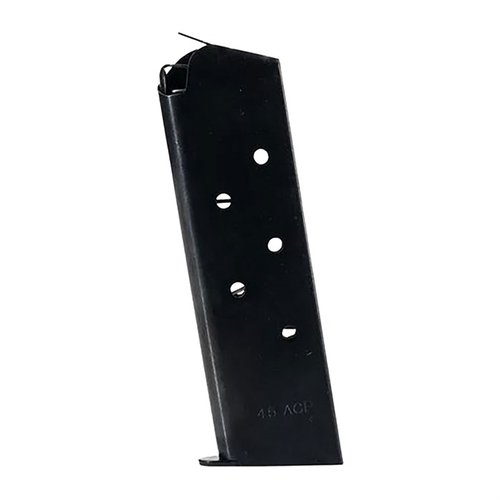 Die 1911 GOVERNMENT/COMMANDER 7-RD MAGAZINE bietet zuverlässige Leistung und Kompatibilität mit verschiedenen .45 Modellen für deinen perfekten Schuss.