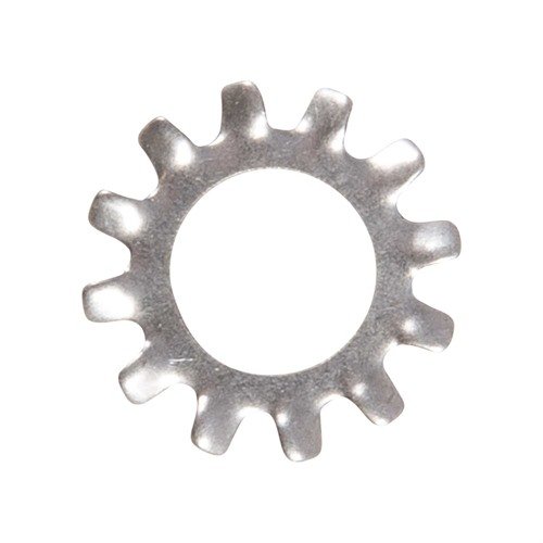 Die AR-15 A4 Lock Washer aus silbernem Edelstahl sorgt für eine sichere Verbindung und ist perfekt für dein Colt AR15-A4. Ein Muss für jeden Waffenliebhaber!
