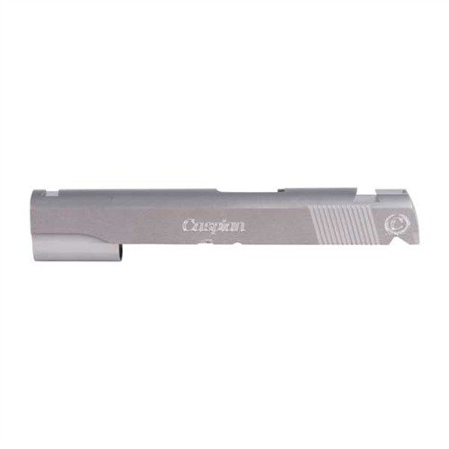 Die Caspian 1911 Slides bieten herausragende Stärke, präzise Toleranzen und eine matte Oberfläche, ideal für deine individuelle Kampf-Pistole.