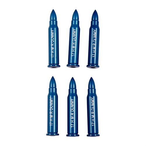 Die A-ZOOM RIMFIRE DUMMY ROUNDS sind sichere, inert Dummies für Funktionstests, eliminieren versehentliche Entladungen und sind ideal für Verkaufs- und Sicherheitsdemonstrationen.