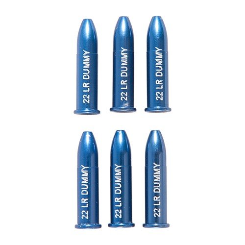 Die RIMFIRE DUMMY ROUNDS von A-ZOOM sind sichere, inert Dummies für Funktionstests deiner Waffe, ideal für Training und Demonstrationen ohne Risiko eines versehentlichen Schusses.