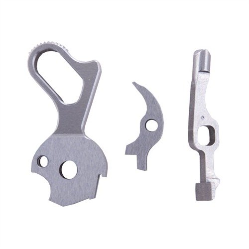 Das 1911 3-PIECE DROP-IN TRIGGER PULL SET bietet präzise gefertigte Teile für zuverlässige Zündung und verbesserten Abzug, ideal für deine 1911er.