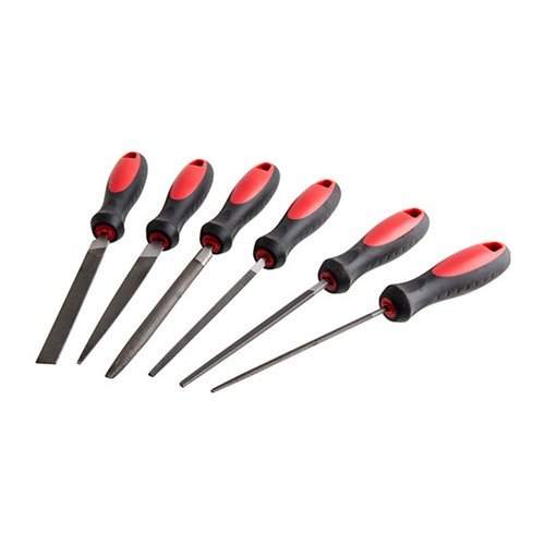 Das KEY FILE SET W/HANDLES von FRIEDR. DICK GMBH bietet dir präzise Bearbeitung und komfortablen Griff für optimale Kontrolle bei der Waffenpflege.