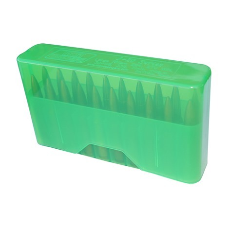 Die MTM Slip Top Rifle Ammo Box fasst 20 Patronen, ist 2,35