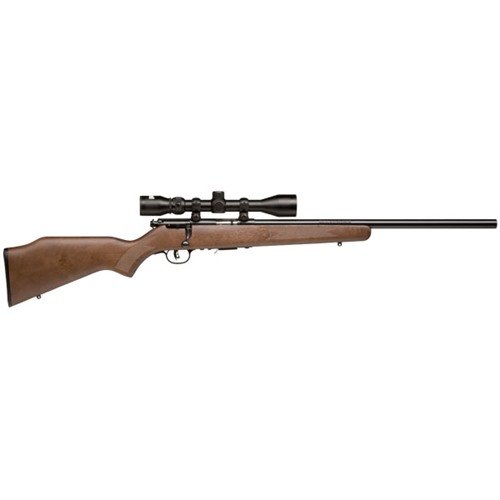 Die Savage 93R17 GVXP im Kaliber 17 HMR mit einem 21" Lauf und einem 3-9x40 Scope bietet dir präzise Schüsse und hervorragende Zielgenauigkeit.