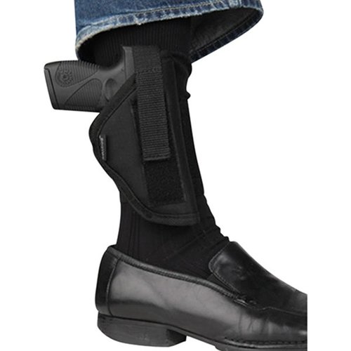 Das Bulldog RH Black Ankle Holster bietet dir eine bequeme und sichere Tragemöglichkeit für deine Waffe mit einem 2-2 1/2 Zoll Lauf, perfekt für den Alltag.