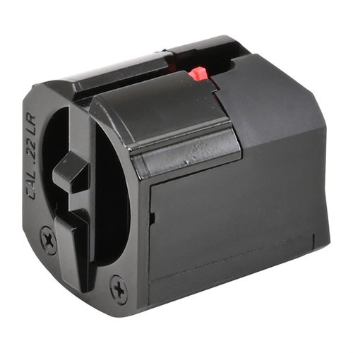 Das Savage Arms Rotary Mag A22-B22 für .22lr bietet dir eine Kapazität von 10 Schuss, optimale Zuverlässigkeit und einfache Handhabung für dein Schießerlebnis.