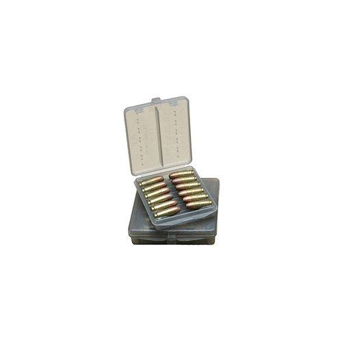 Mit dem MTM Ammo-Wallet für 18 Runden hast du eine praktische und kompakte Lösung zur Aufbewahrung von 38 Super Colt, 380 ACP und 9mm Munition.