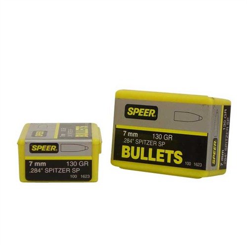 Die Speer Bullet 7MM .284 130gr Sptz bietet hervorragende Präzision und Zuverlässigkeit, ideal für Sportschützen und Jäger, die auf Leistung setzen.