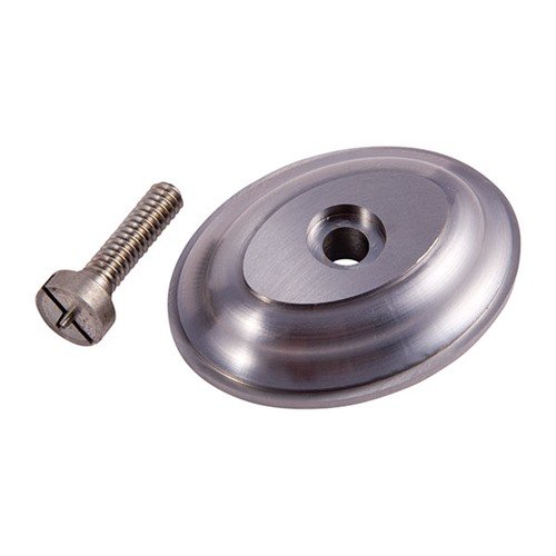 Der RIFLE GRIP CAP von DRESSEL verleiht deinem Gewehr oder deiner Flinte den perfekten Schliff, gefertigt aus robustem Stahl mit elegantem Satin-Finish.