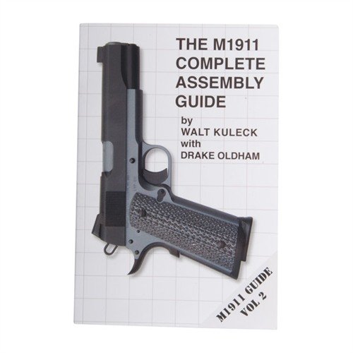 Der M1911 COMPLETE ASSEMBLY GUIDE - VOLUME II zeigt dir Schritt für Schritt, wie du eine 1911 Pistole baust oder aufrüstest, mit über 400 Bildern und wertvollen Tipps.