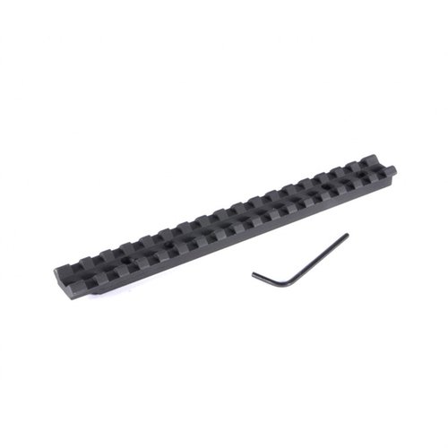 Die EGW Ruger American Long Action Scope Bases bieten eine vielseitige Picatinny-Schiene ohne Bohren, präzise aus 6061 T6 Aluminium gefertigt und leicht montierbar.