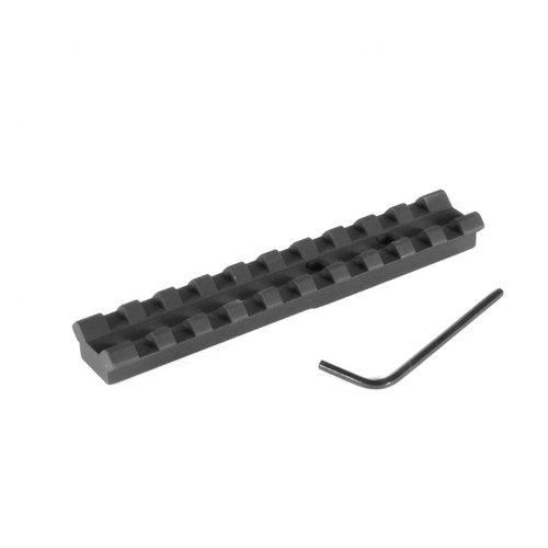 Die EGW Savage 42 Scope Bases bieten eine vielseitige Picatinny-Schiene ohne Bohren, aus leichtem 6061 T6 Aluminium für optimale Stabilität und Flexibilität.