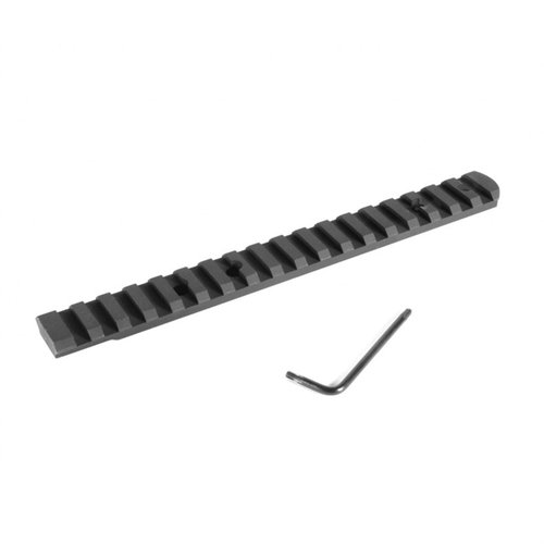 Die EGW Tikka T3 Heavy Duty Scope Bases bieten eine stabile Picatinny-Schiene ohne Bohren, präzise aus 7075 T6 Aluminium gefertigt, für optimale Flexibilität und Genauigkeit.