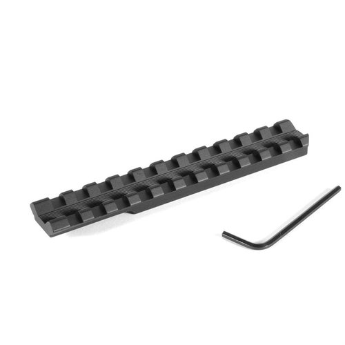 Die EGW Marlin 1894 Scope Bases bieten eine stabile Picatinny-Schiene ohne Bohren, aus leichtem 6061 T6 Aluminium für flexible Montage und einfache Anpassung.