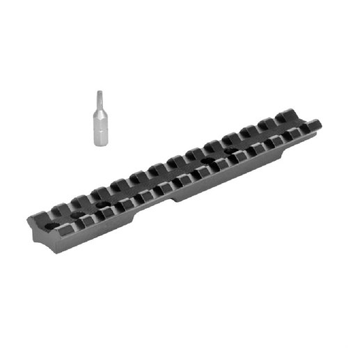 Der EGW Picatinny Scope Mount bietet Flexibilität beim Montieren von Zubehör, ist langlebig und beeinträchtigt nicht die Verwendung von Werkseisenvisieren.