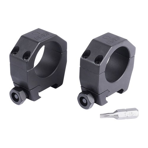 Die Keystone Series Ringe von EGW bieten robuste 6061 Flugzeug-Aluminiumkonstruktion, einfache Installation und passen auf Picatinny- und Weaver-Schienen.