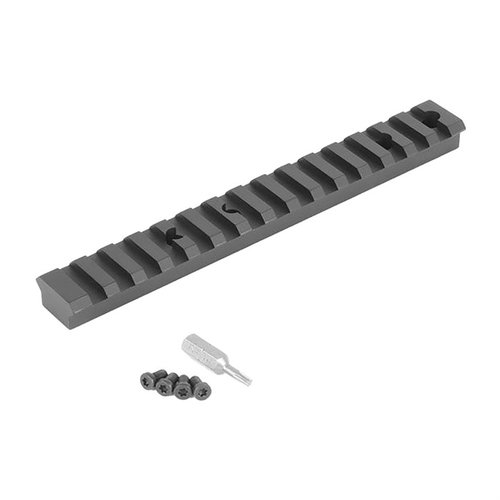 Die EGW TIKKA T1X Picatinny Scope Mount bietet Flexibilität beim Montieren von Zielfernrohren, ist robust anodisiert und perfekt für Jäger und taktische Schützen.