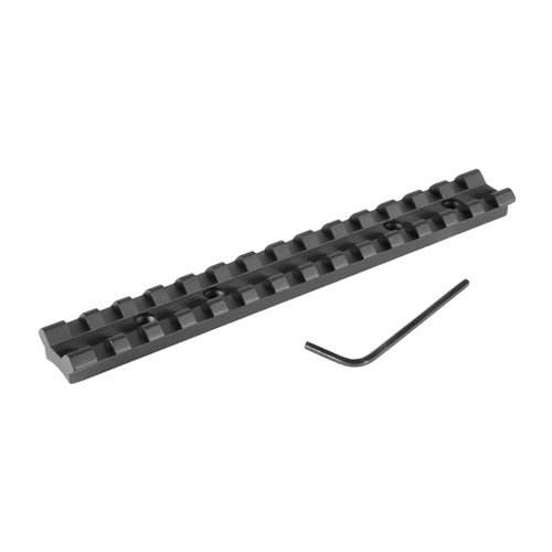 Die EGW Winchester 88, 100 Scope Bases bieten eine vielseitige 1-teilige Picatinny-Schiene, die ohne Bohren montiert werden kann und Flexibilität bei der Zielfernrohrwahl ermöglicht.