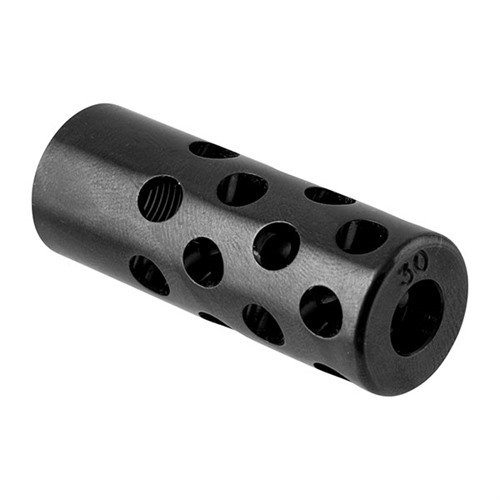 Der QUIET MUZZLE BRAKE 30 Kaliber kontrolliert den Mündungsblast, reduziert Rückstoß und Mündungsaufstieg für schnelle Folgeschüsse, ohne die Genauigkeit zu beeinträchtigen.
