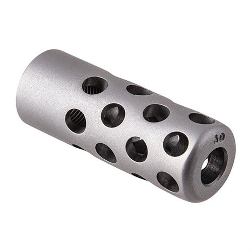Der QUIET MUZZLE BRAKE 30 CALIBER reduziert den Rückstoß und die Mündungserhebung, während er Geräusche und Gase vom Schützen weglenkt, ohne die Genauigkeit zu beeinträchtigen.